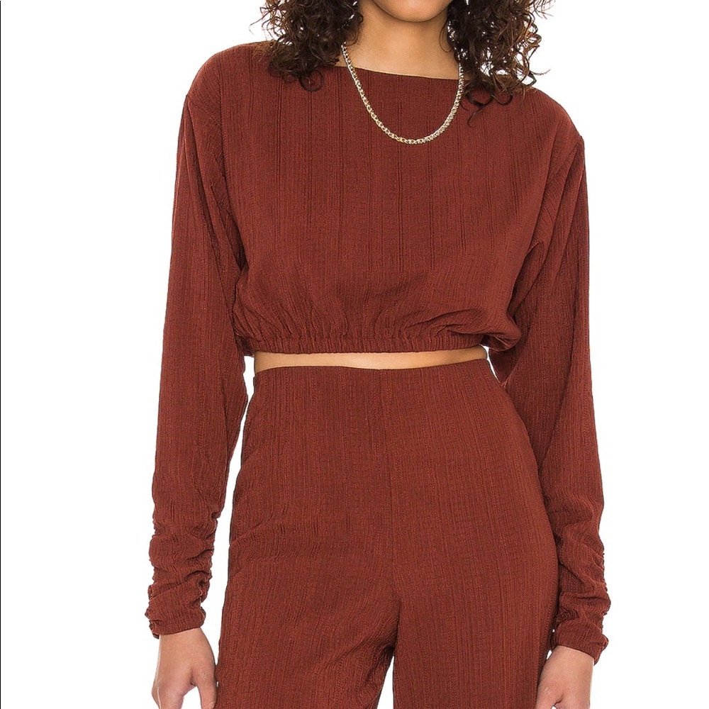 TulaRosa Della Top in Rust